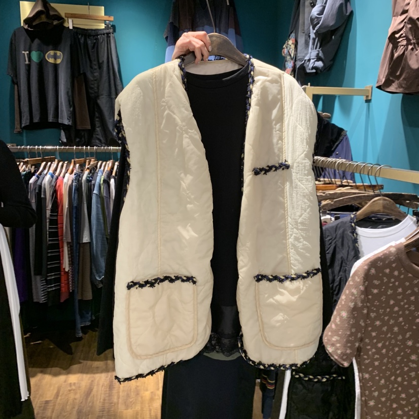 MERCI LINDA韓國代購女裝新品休閑真品時尚馬甲不含內搭絨MERCI LINDA馬甲圖色2