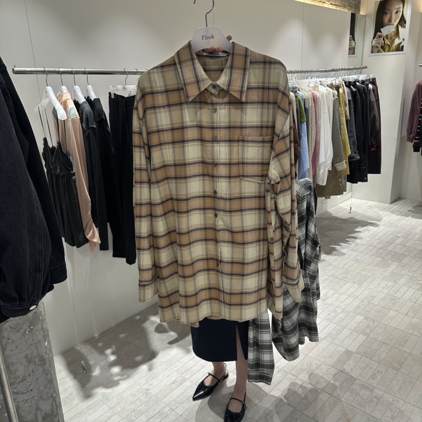 FLEEK韓國直郵女士新款時尚推薦人氣休閑熱賣真品襯衫蕾絲衫Fleek襯衫/蕾絲衫圖色1