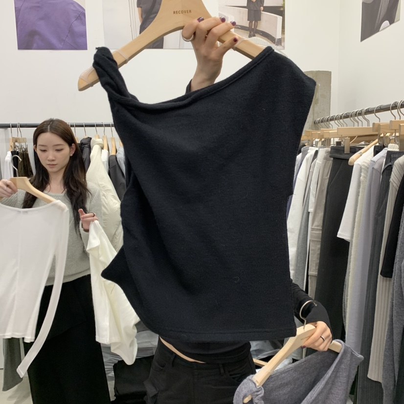 RECOVER東大門實拍女裝新品推薦熱賣時尚吊帶背心不含內搭RECOVER/MOMENT吊帶/背心圖色3