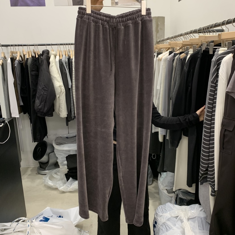 RECOVER東大門代購女士新品推薦真品人氣熱賣時尚休閑休閑褲RECOVER/MOMENT休閑褲圖色3棕色