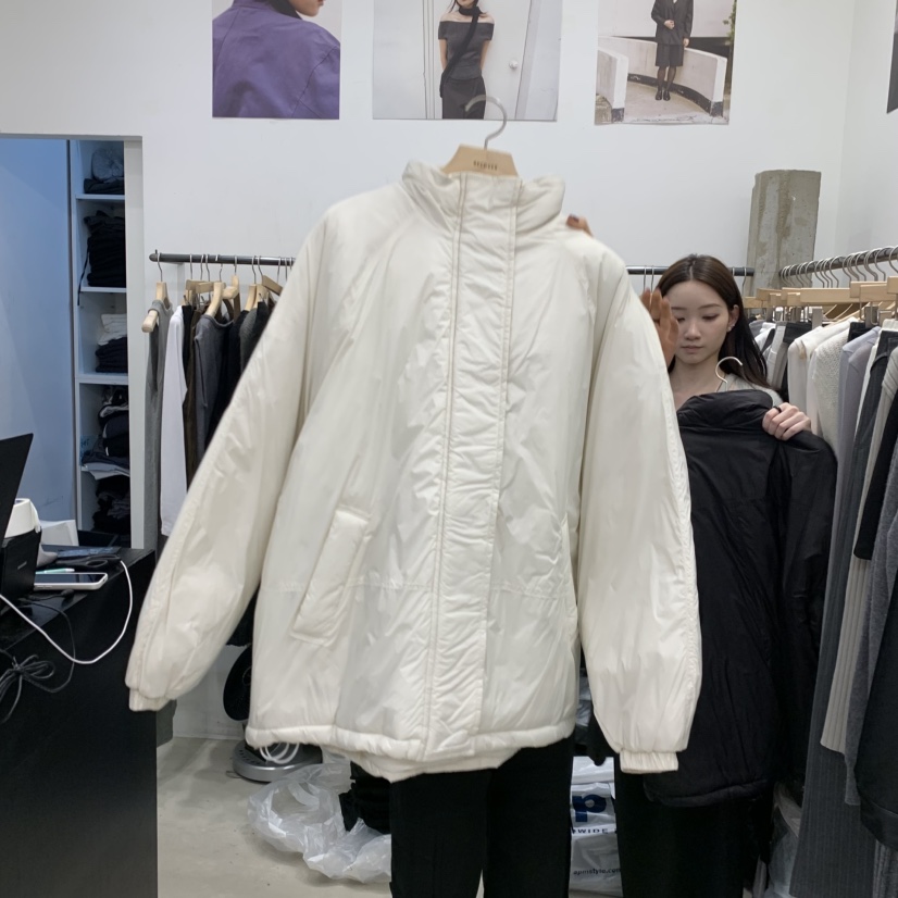 RECOVER東大門代購女裝新款熱賣時尚人氣休閑短款棉服填充棉RECOVER/MOMENT短款棉服圖色1