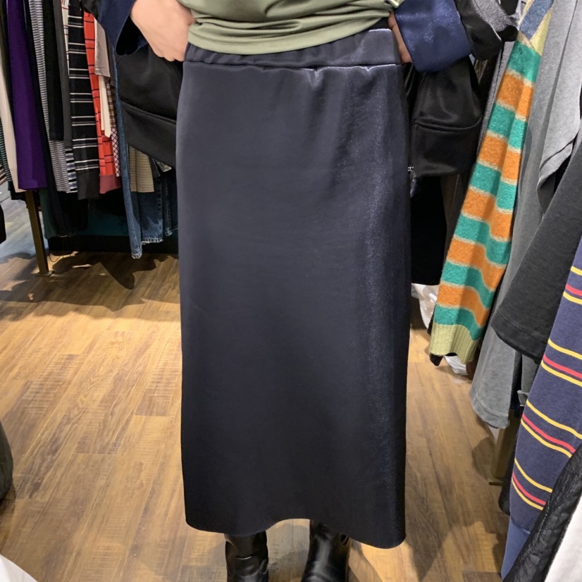 MERCI LINDA東大門實拍女士新品真品休閑人氣長裙中長款MERCI LINDA長裙圖色2深藍色