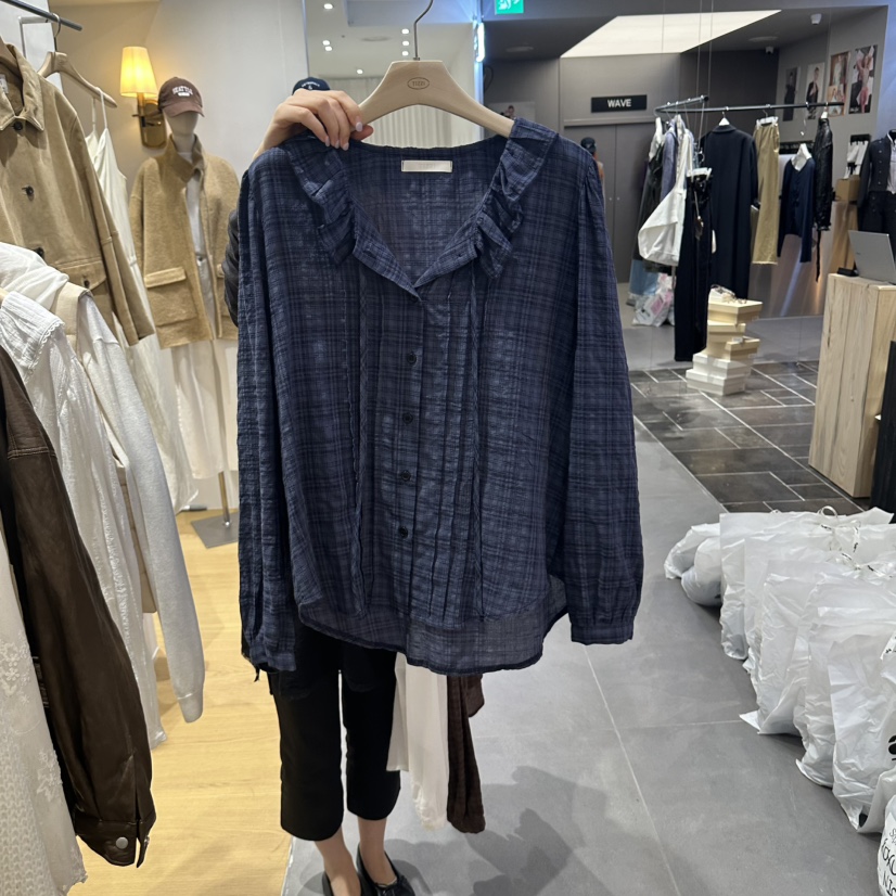 TIZZI東大門實拍女裝新品休閑熱賣真品時尚推薦襯衫蕾絲衫TIZZI襯衫/蕾絲衫圖色3