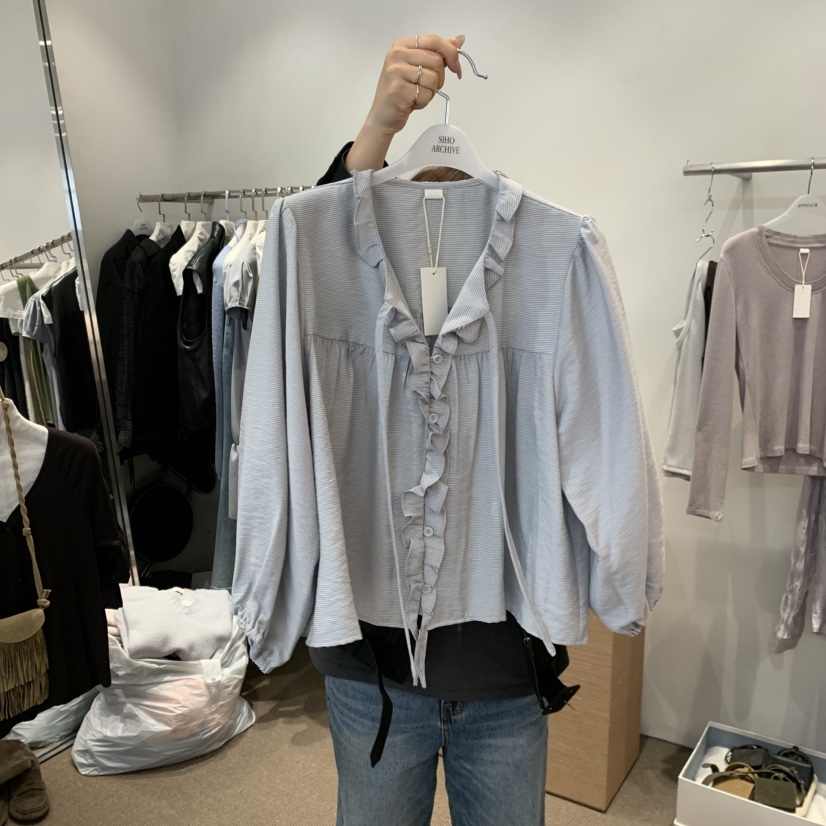 SIHO ARCHIVE韓國直郵女裝新品時尚真品推薦熱賣襯衫蕾絲衫SIHO ARCHIVE襯衫/蕾絲衫圖色2
