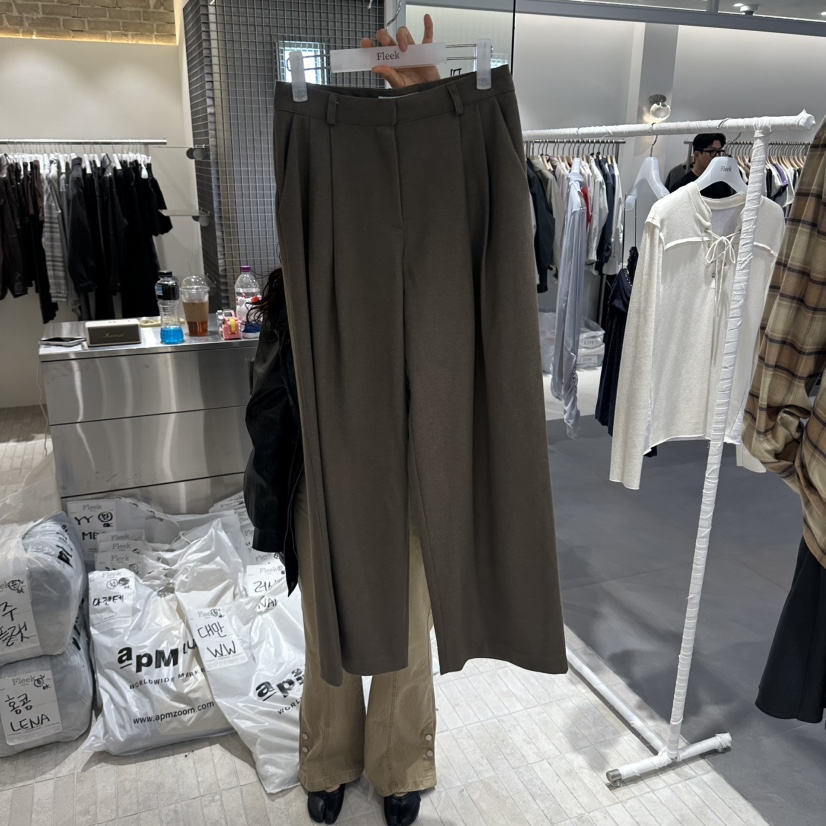 FLEEK東大門實拍女士新款真品休閑推薦人氣熱賣時尚休閑褲Fleek休閑褲圖色1