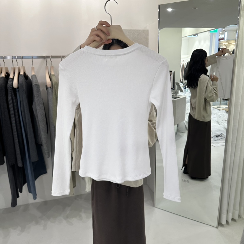 ONESTASTE韓國代購女裝新品推薦真品休閑熱賣時尚長袖T恤ONESTASTE長袖T恤