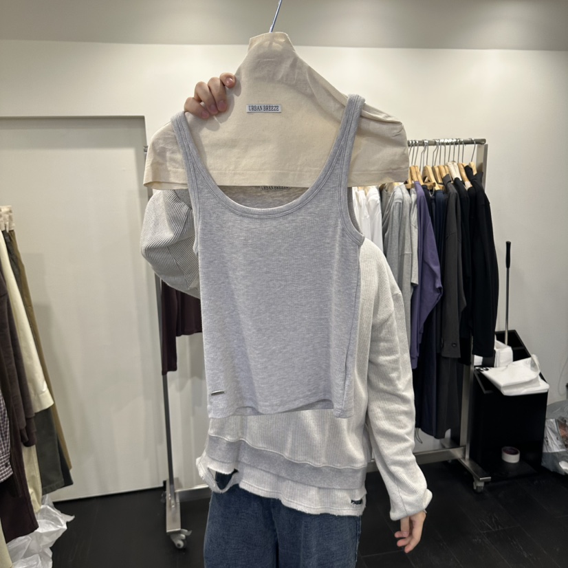 URBAN BREEZE東大門實拍女裝新品休閑推薦吊帶背心安哥拉URBAN BREEZE吊帶/背心圖色2