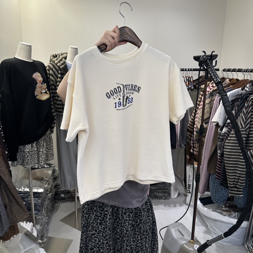 HONEY東大門代購女士新品推薦真品休閑人氣時尚熱賣T恤HoneyT恤圖色1
