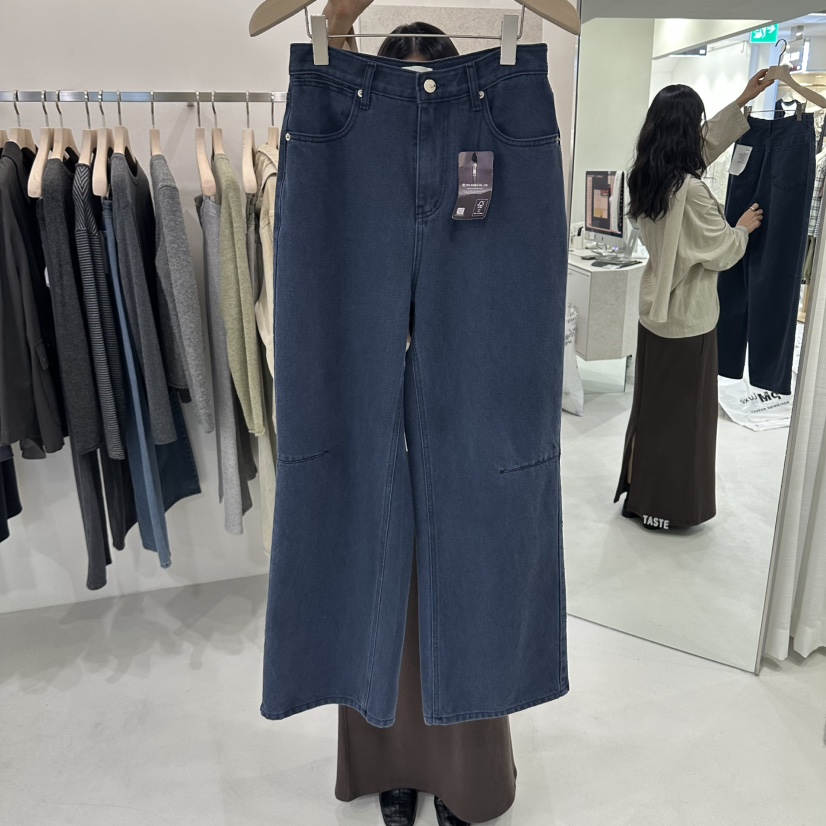 ONESTASTE東大門代購女士新款時尚熱賣休閑休閑褲水洗牛仔布ONESTASTE休閑褲圖色1