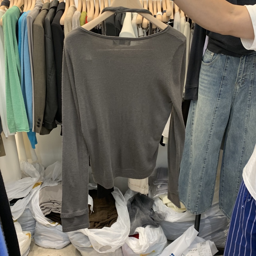ORRD東大門代購女士新品真品人氣休閑熱賣推薦長袖T恤假兩件ORRD長袖T恤