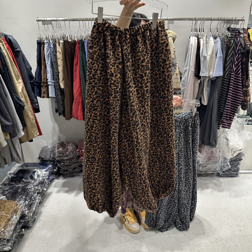 COMBO韓國直郵女士新品休閑真品人氣推薦時尚熱賣休閑褲豹紋COM_BO休閑褲