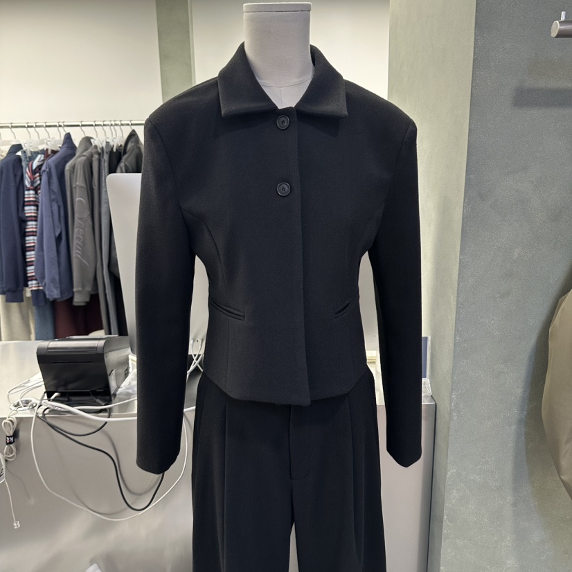 NOTHING MORE東大門直郵女裝新品人氣時尚真品熱賣休閑夾克NOTHING MORE夾克圖色2黑色