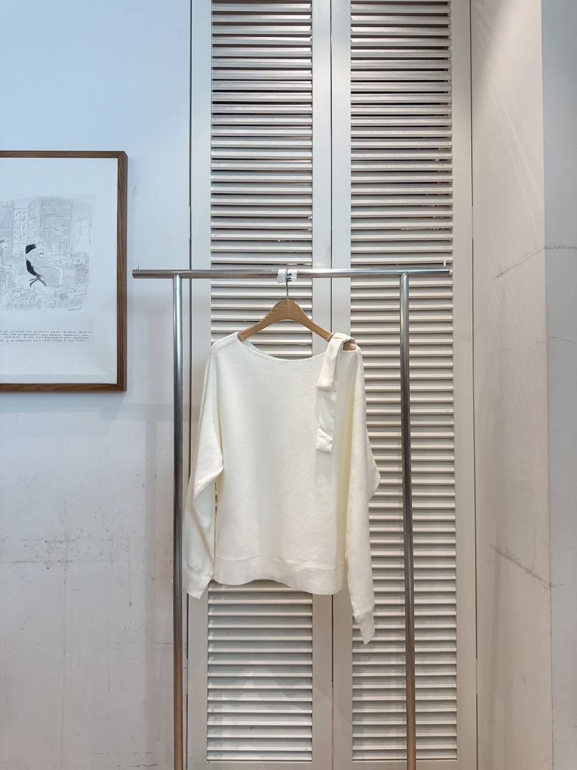 FAVE-L韓國直郵女士新品人氣休閑熱賣襯衫蕾絲衫船領絲帶FAVE-L襯衫/蕾絲衫圖色1