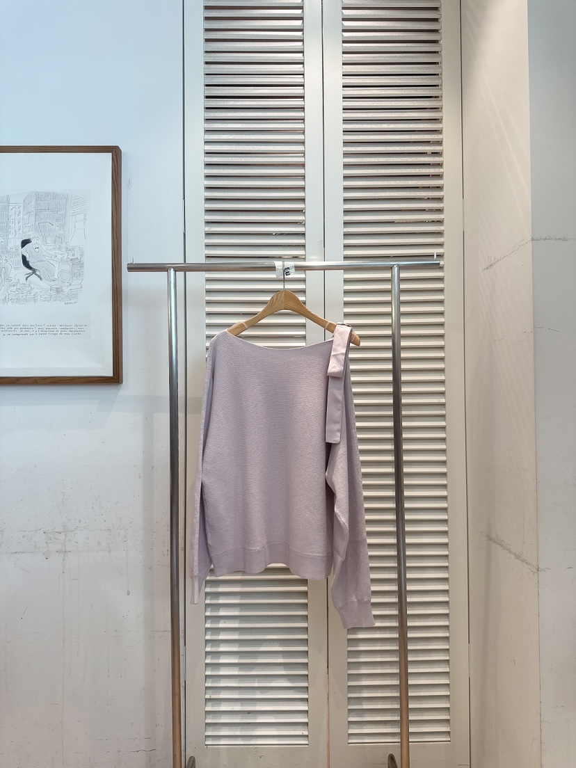 FAVE-L韓國直郵女士新品人氣休閑熱賣襯衫蕾絲衫船領絲帶FAVE-L襯衫/蕾絲衫圖色3