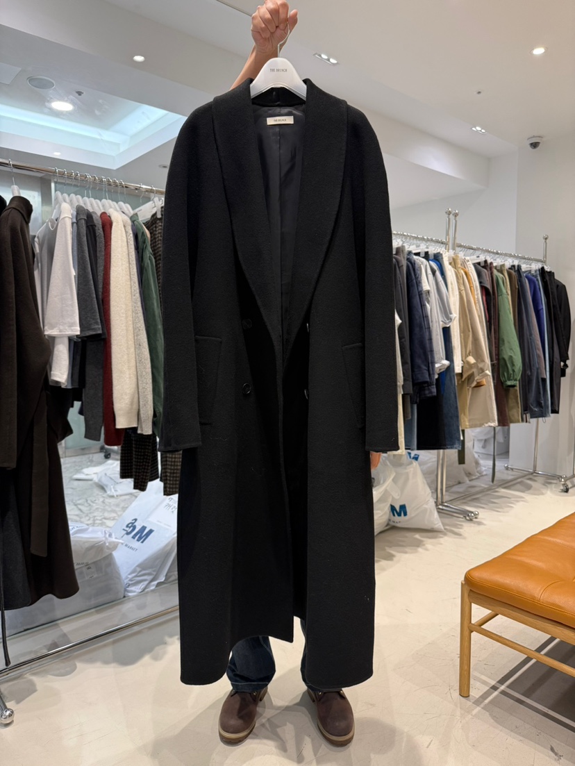 THE BRUNCH東大門直郵女裝新品時尚人氣休閑中長款大衣手工THE BRUNCH中長款大衣圖色3