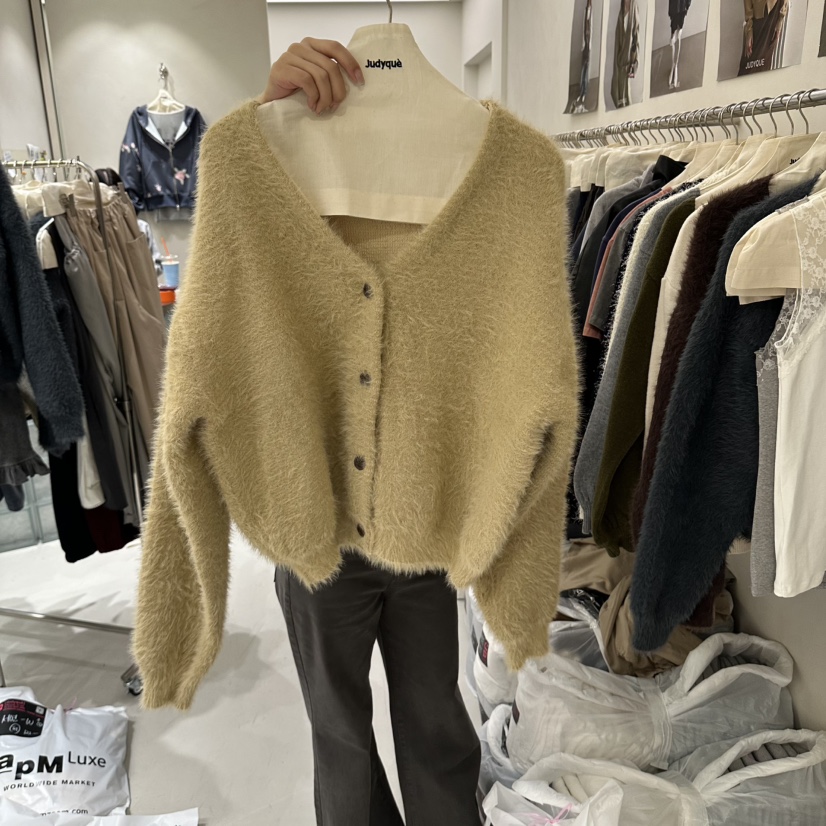 JUDYQUE韓國直郵女士新品推薦休閑人氣時尚熱賣真品開衫開襟JUDYQUE開衫圖色1
