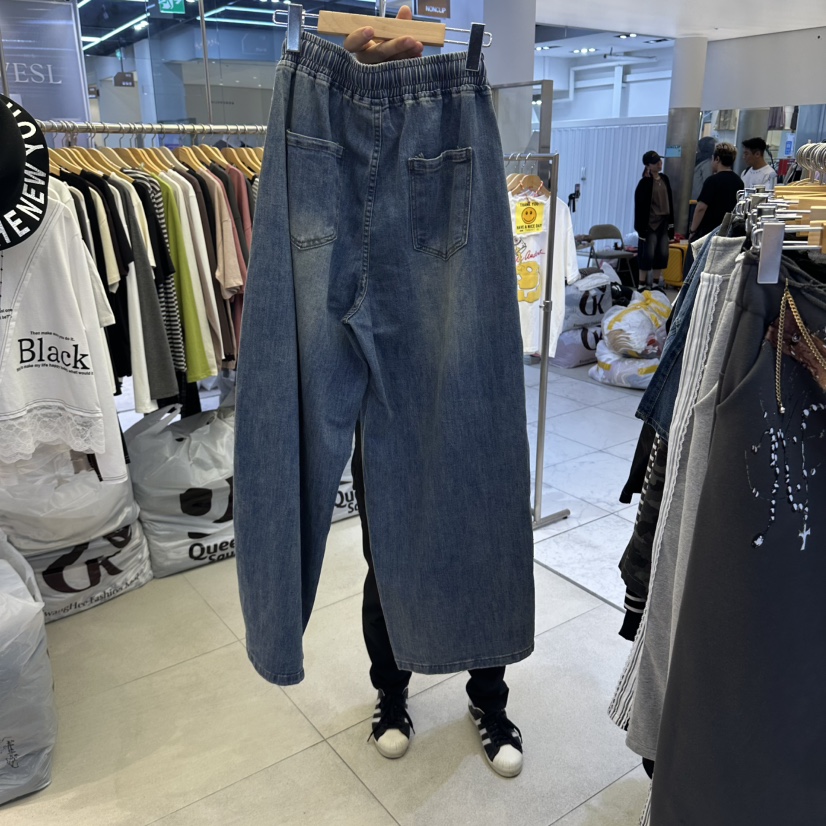 K STORY東大門代購女裝新款推薦時尚真品人氣牛仔褲蕾絲K STORY牛仔褲