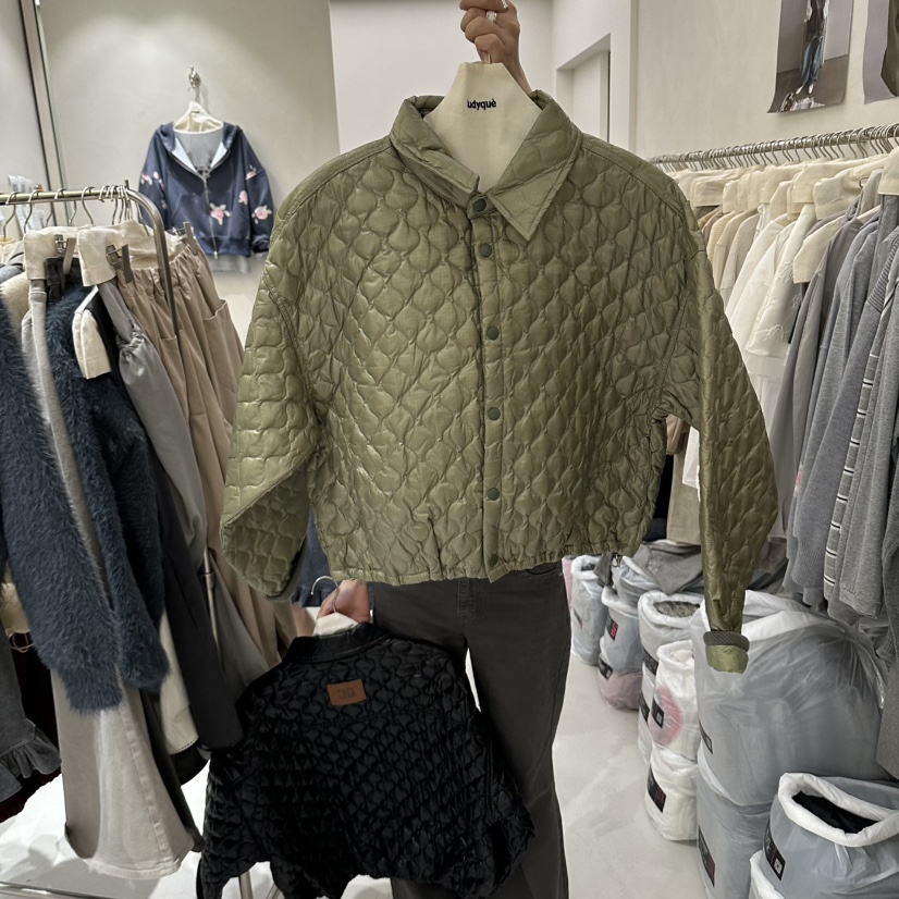 JUDYQUE韓國代購女士新品推薦真品熱賣人氣時尚休閑夾克鴨JUDYQUE夾克圖色1