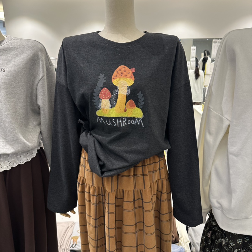 COMBO韓國代購女裝新品真品時尚人氣推薦休閑熱賣長袖T恤COM_BO長袖T恤圖色3