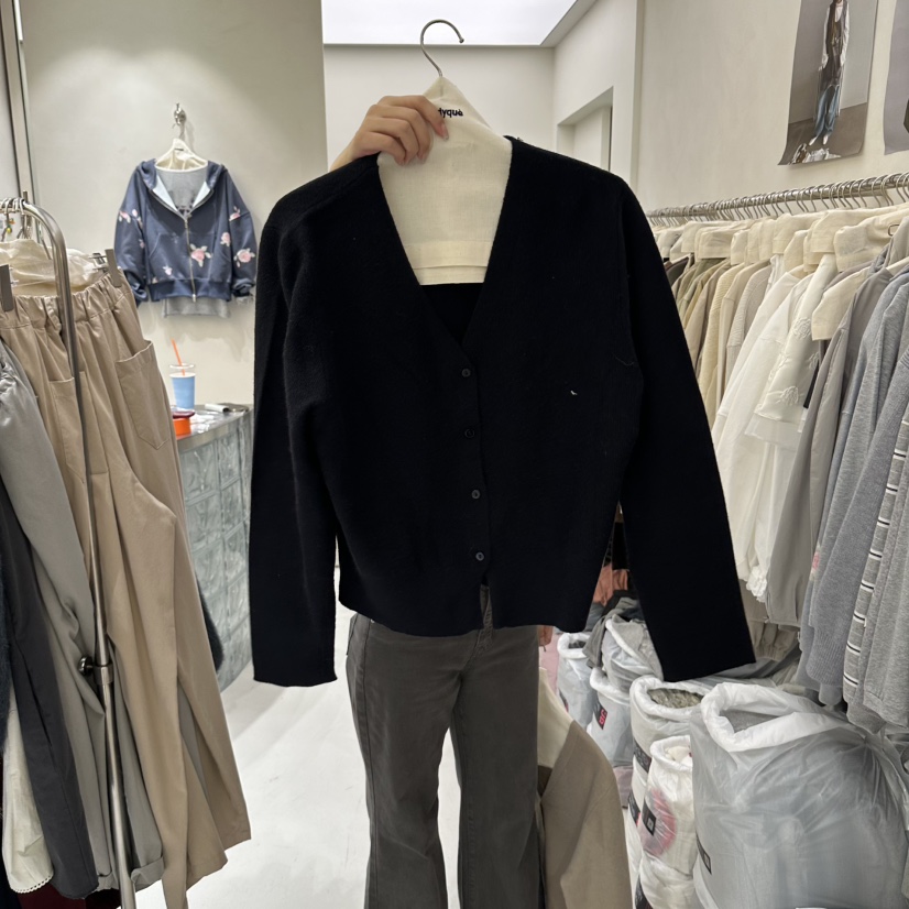 JUDYQUE東大門直郵女士新品推薦真品休閑時尚人氣開衫開衫JUDYQUE開衫圖色3