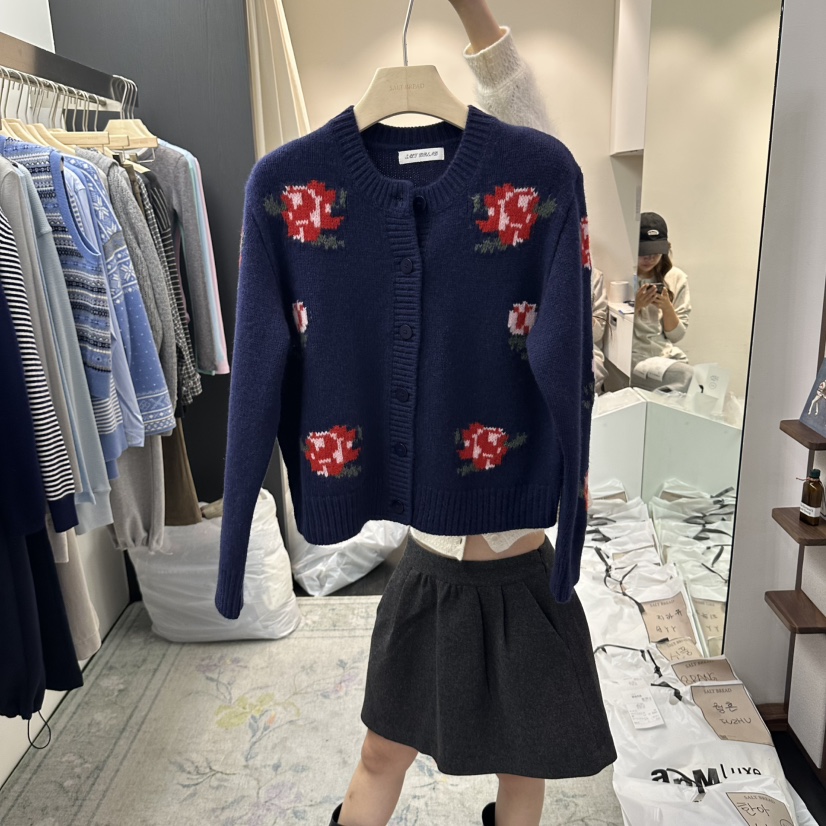 SALT BREAD東大門直郵女士新款推薦人氣休閑真品時尚毛衣SALT BREAD毛衣圖色2