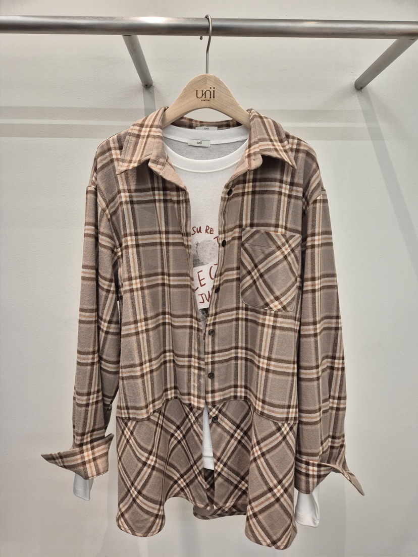 UNii東大門實拍女裝新品休閑推薦真品襯衫蕾絲衫不含內搭UNii襯衫/蕾絲衫圖色1