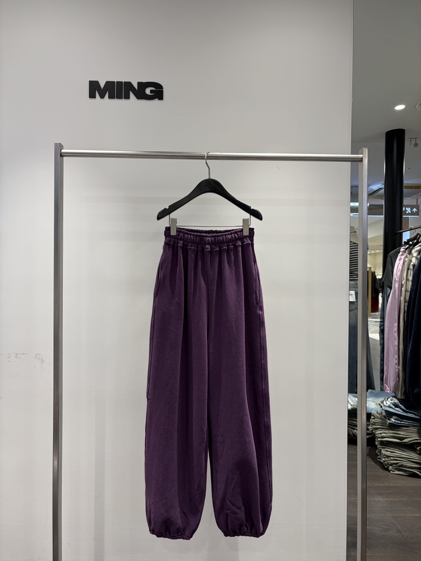 MING/MENG韓國直郵女裝新款真品熱賣休閑休閑褲加絨運動MING/MENG休閑褲圖色3