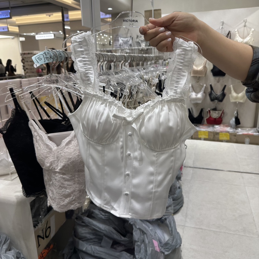 FLORAL-P東大門實拍女裝新款推薦真品人氣時尚休閑吊帶背心floral吊帶/背心圖色1