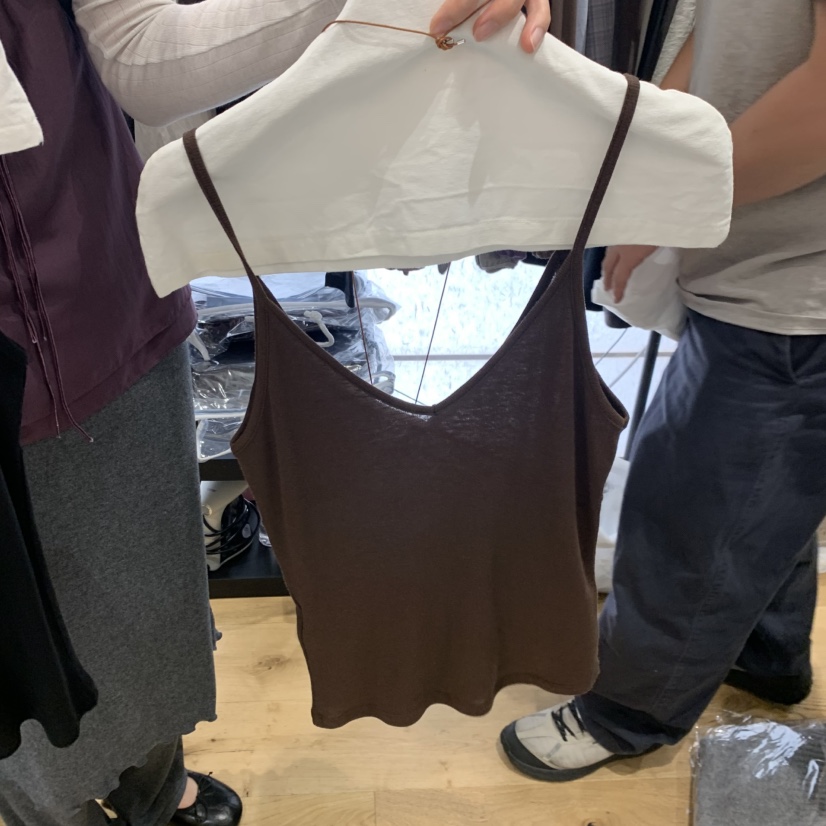 FLAT韓國代購女裝新款熱賣休閑人氣時尚真品推薦吊帶背心flat吊帶/背心