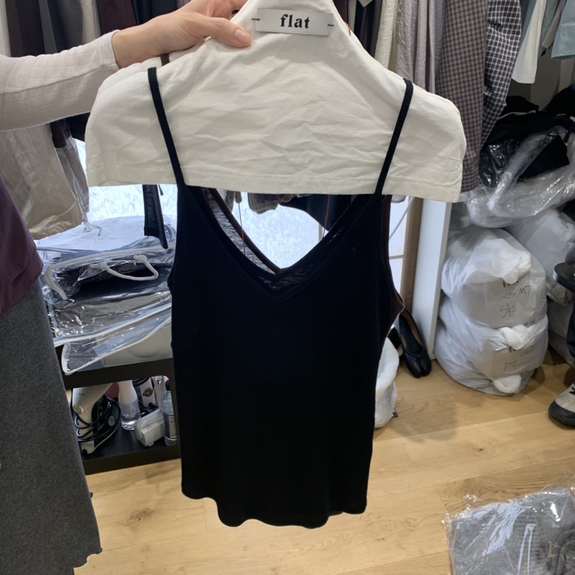 FLAT韓國代購女裝新款熱賣休閑人氣時尚真品推薦吊帶背心flat吊帶/背心圖色2