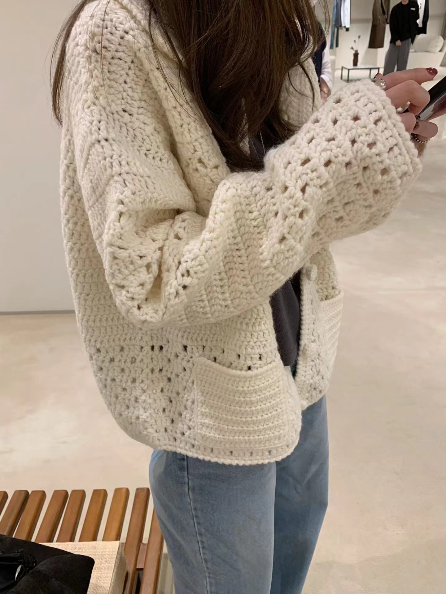 MELLOUNGE-멜라운지-T東大門代購女士新品休閑時尚毛衣MELLOUNGE-2件起毛衣