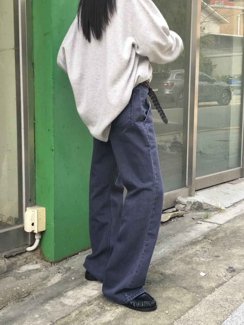BAKING POWDER韓國直郵女士新款人氣休閑真品休閑褲喇叭BAKING POWDER休閑褲