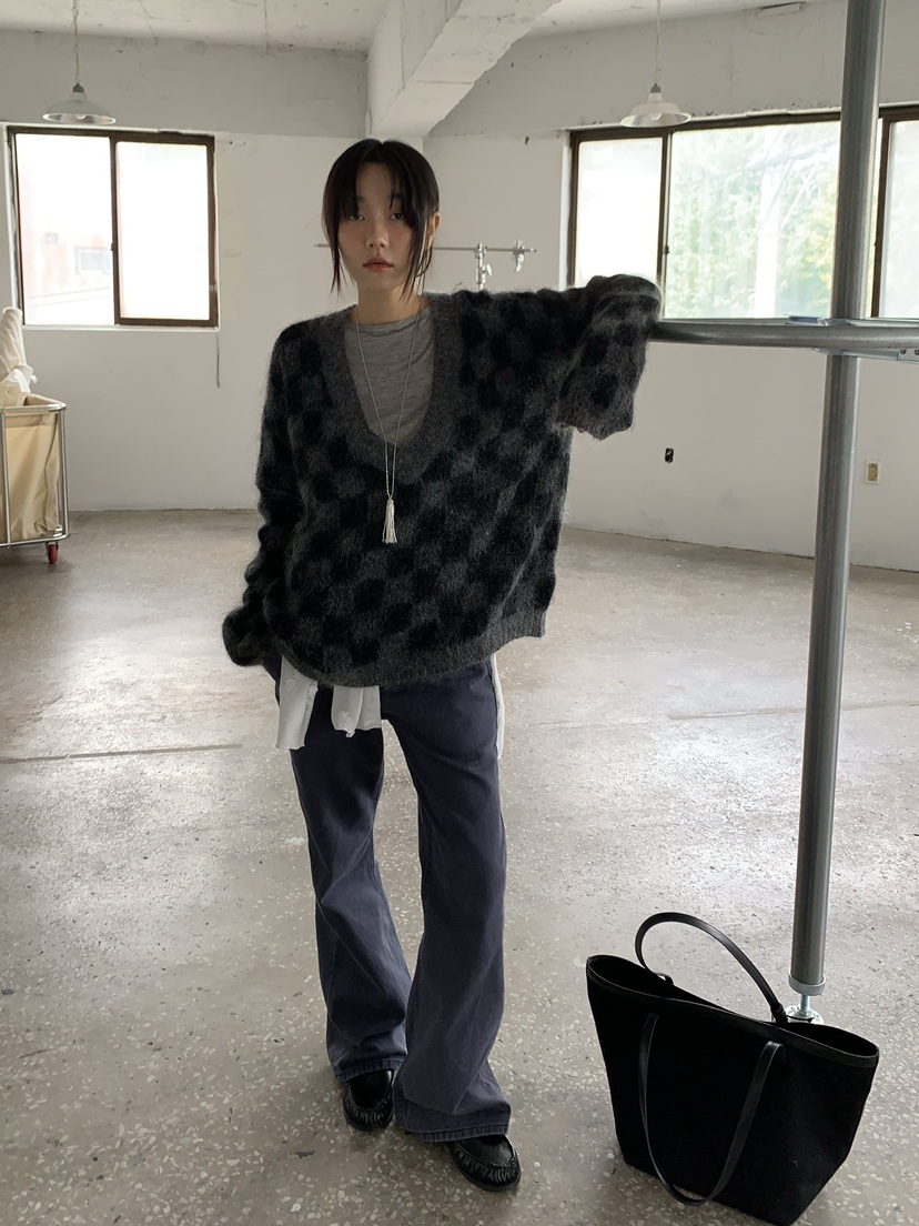 BAKING POWDER韓國直郵女士新款人氣休閑真品休閑褲喇叭BAKING POWDER休閑褲