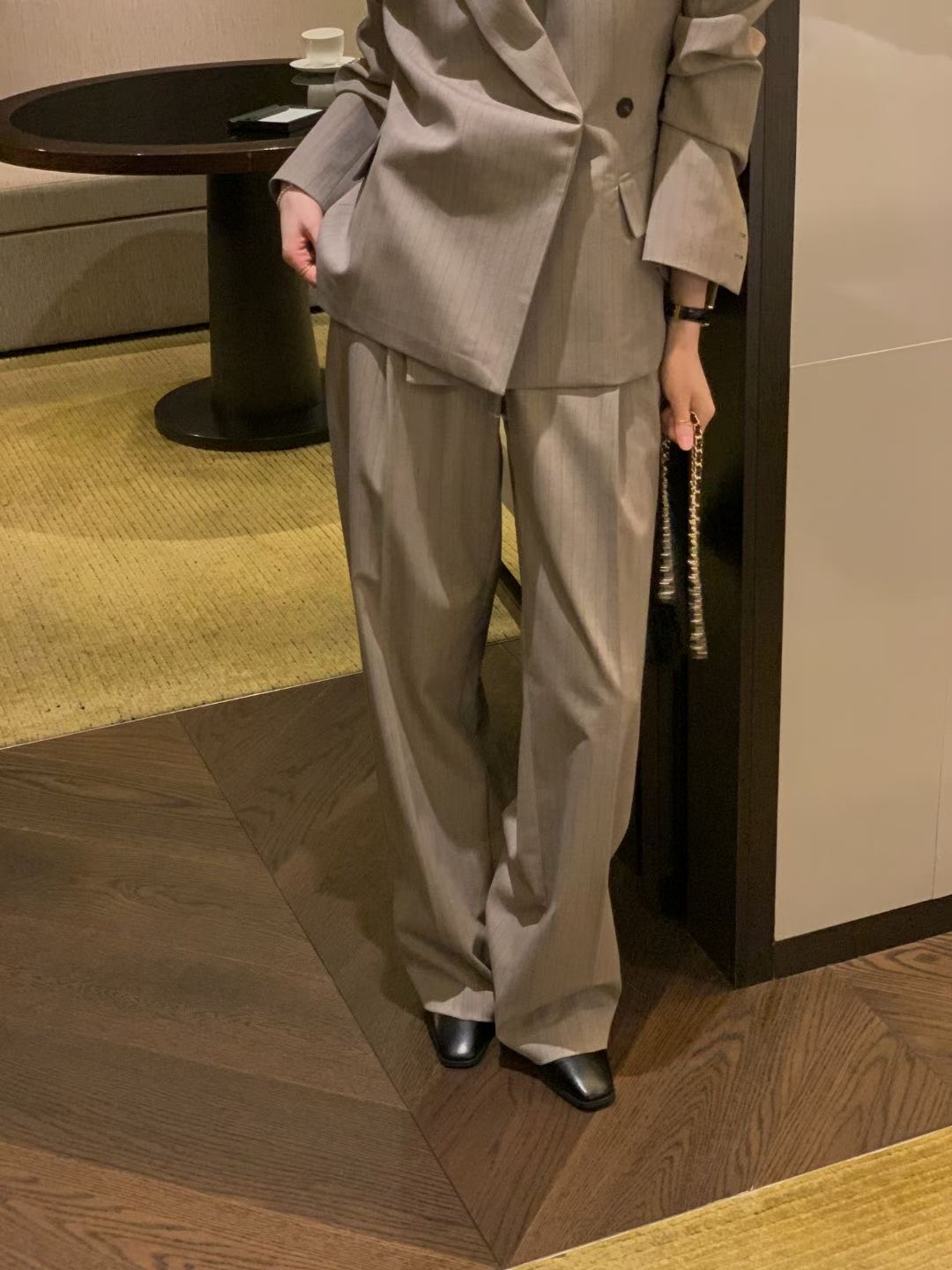OSRO東大門直郵女裝新款真品時尚人氣休閑休閑褲不含腰帶OSRO休閑褲圖色1