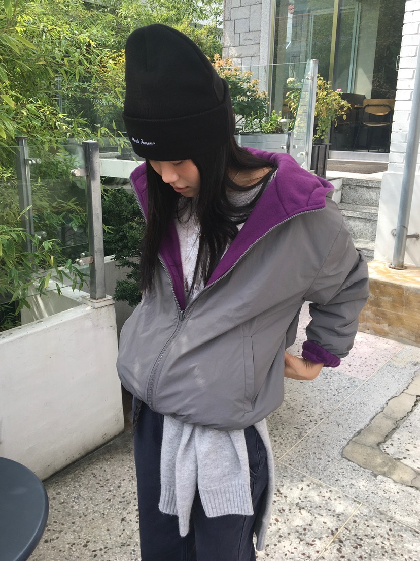 BAKING POWDER東大門實拍女裝新品人氣休閑時尚夾克雙面BAKING POWDER夾克