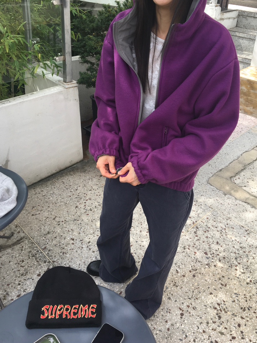 BAKING POWDER東大門實拍女裝新品人氣休閑時尚夾克雙面BAKING POWDER夾克