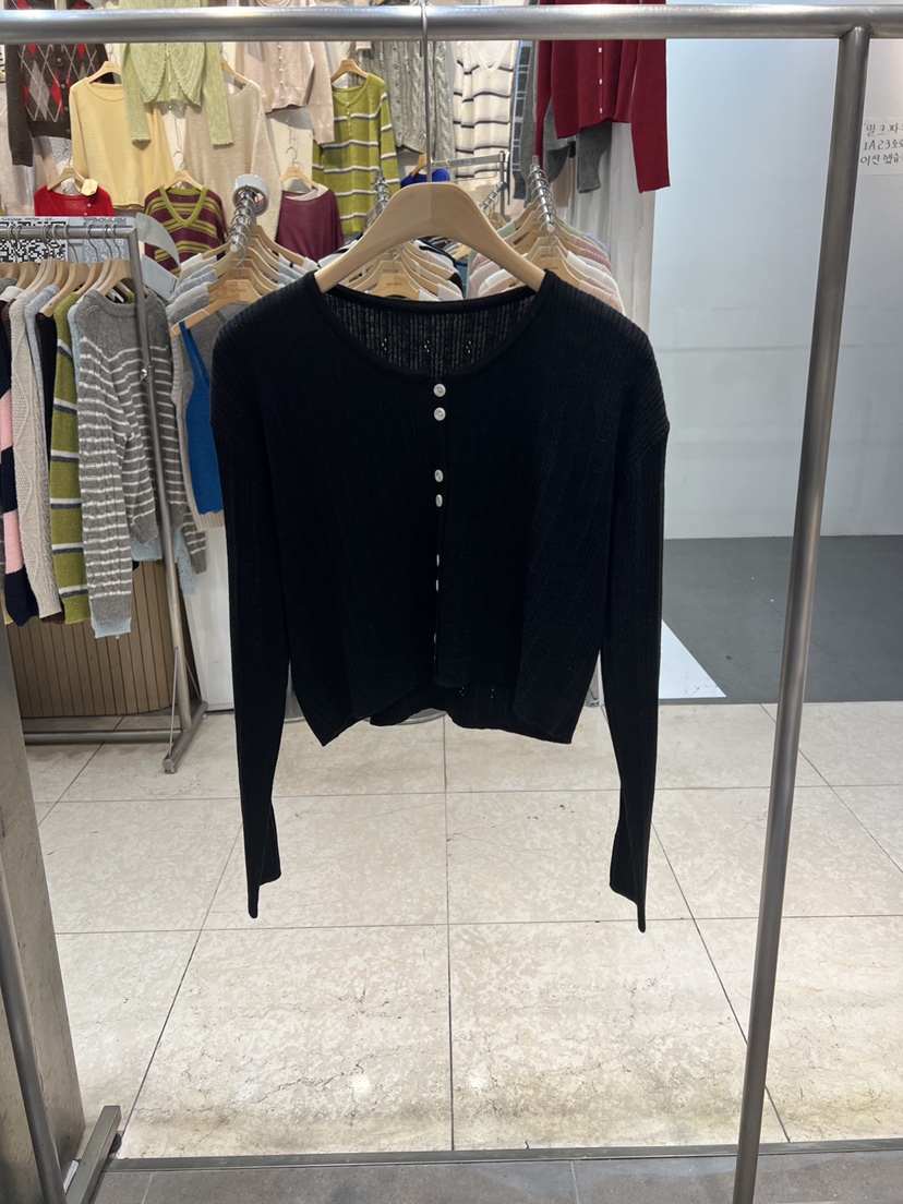 BLACK NOTE韓國代購女裝新品熱賣休閑人氣真品針織衫雙按鈕BLACK NOTE針織衫圖色3