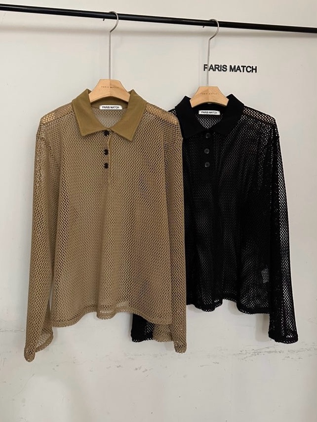 PARIS MATCH韓國直郵女士新品時尚休閑人氣長袖T恤不含內搭PARIS MATCH長袖T恤