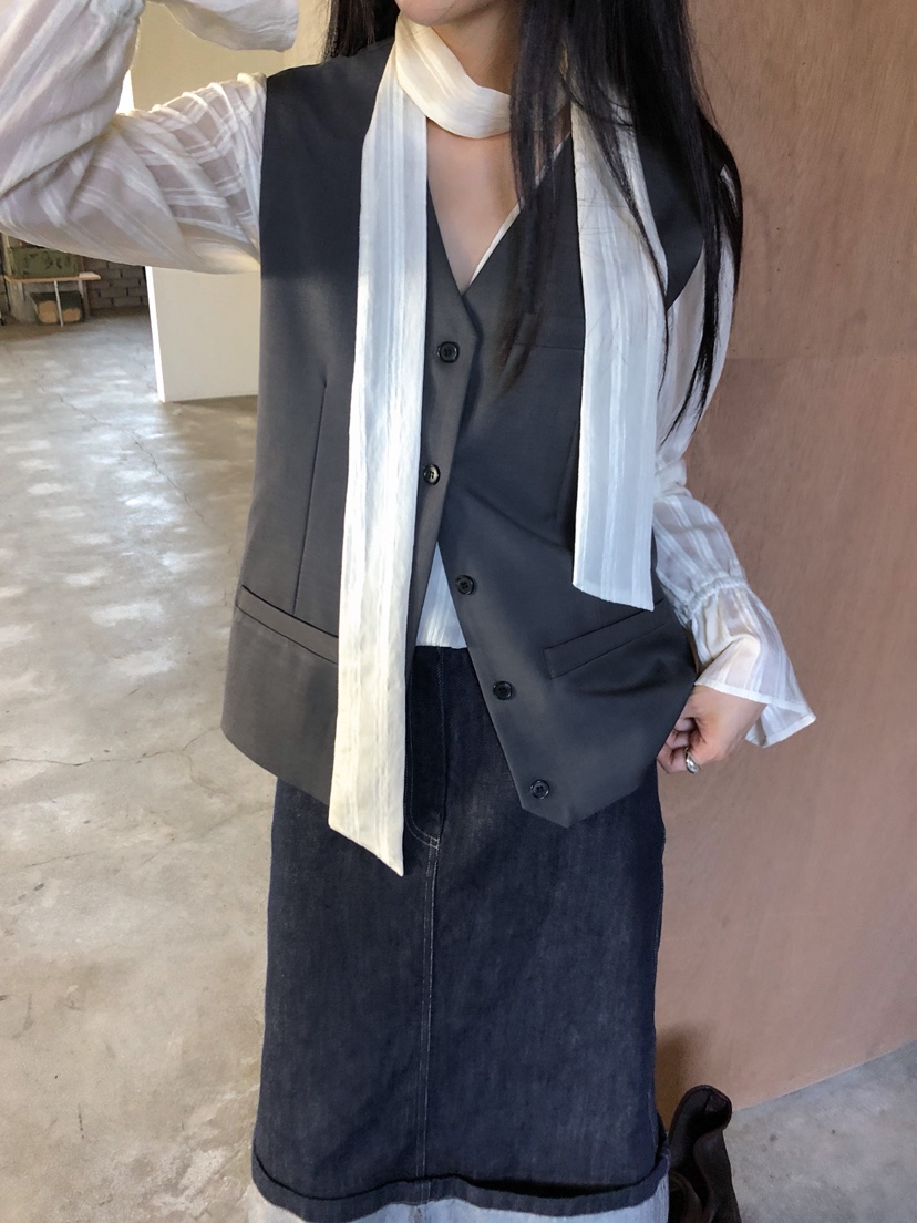 MURMUR韓國直郵女裝新品休閑熱賣真品時尚人氣推薦馬甲MURMUR馬甲
