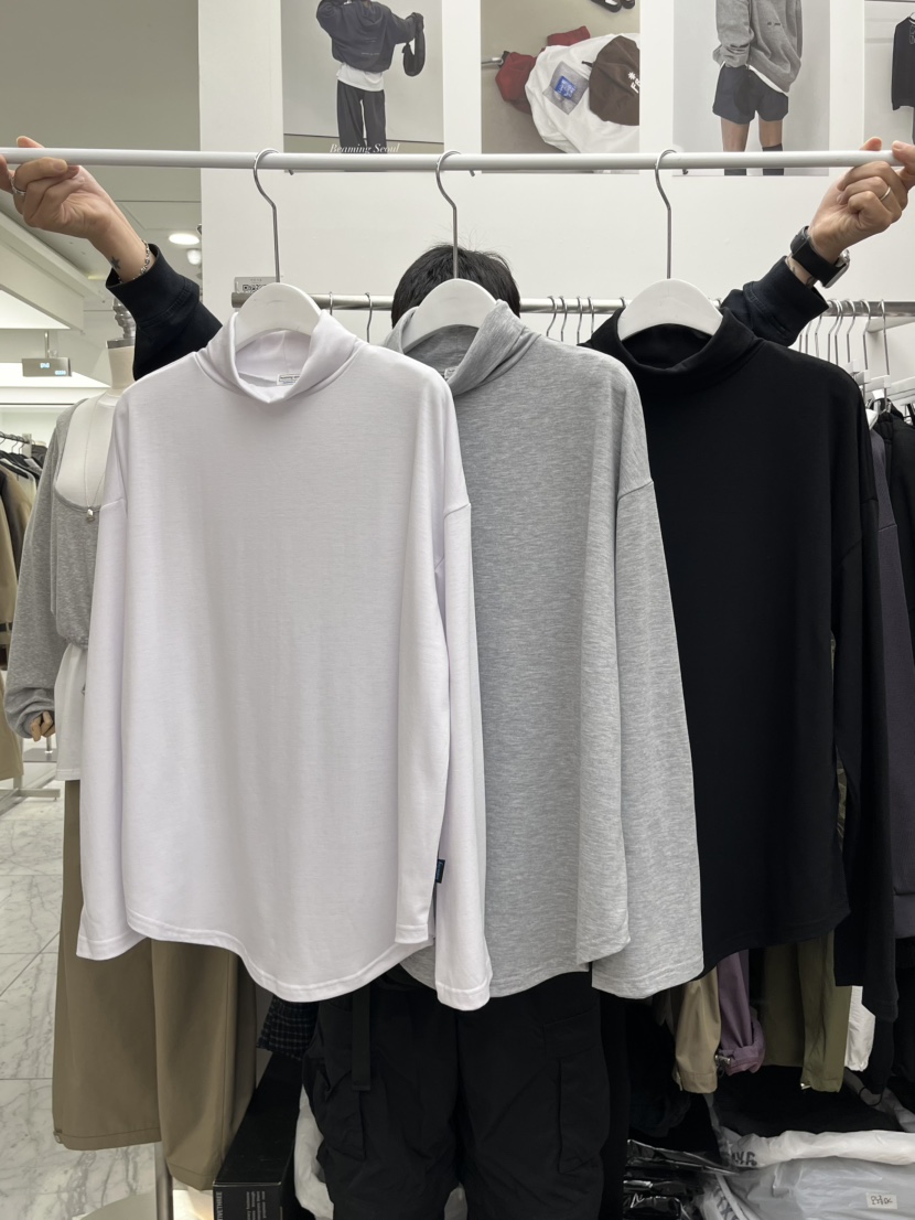 BEAMING SEOUL東大門代購女士新品熱賣人氣休閑長袖T恤拉絨BEAMING SEOUL長袖T恤