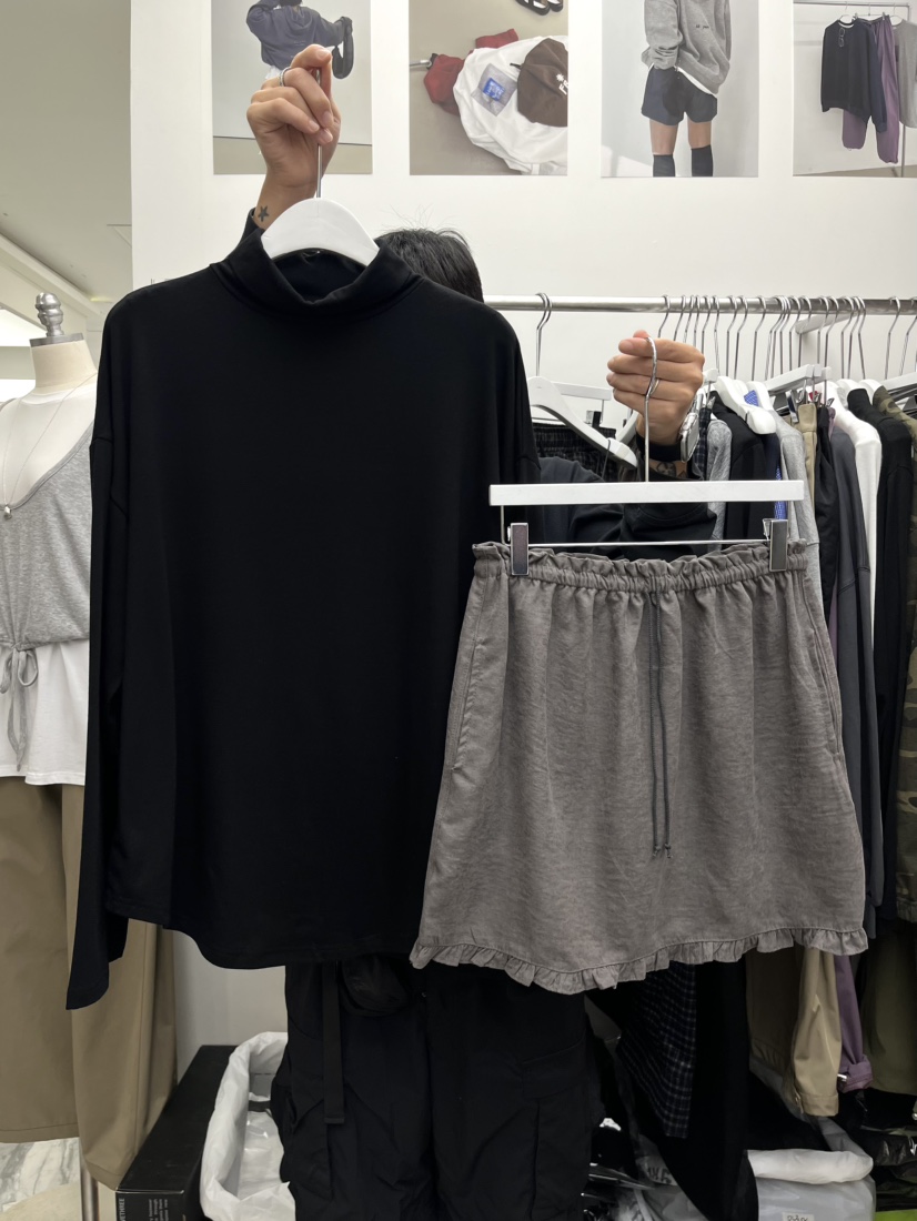 BEAMING SEOUL東大門代購女士新品熱賣人氣休閑長袖T恤拉絨BEAMING SEOUL長袖T恤