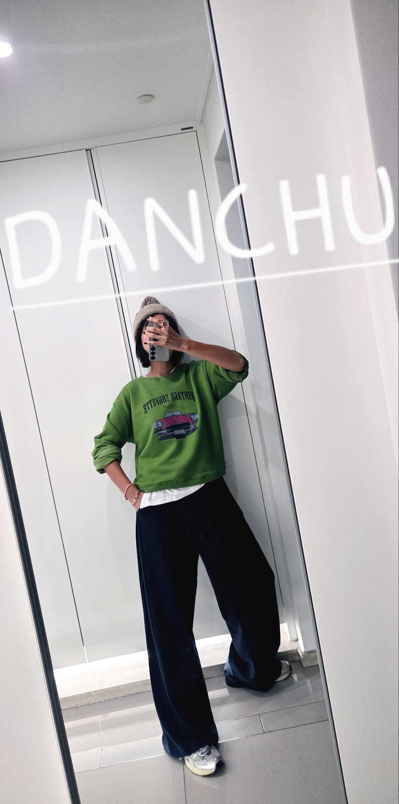 DANCHU韓國直郵女裝新品真品推薦熱賣時尚休閑人氣衛衣復古DANCHU衛衣