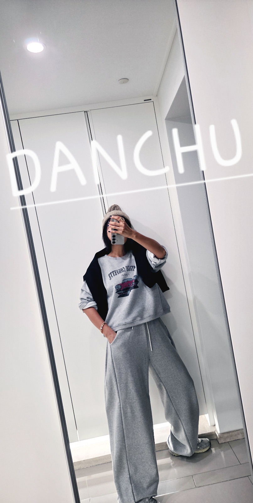DANCHU韓國直郵女裝新品真品推薦熱賣時尚休閑人氣衛衣復古DANCHU衛衣