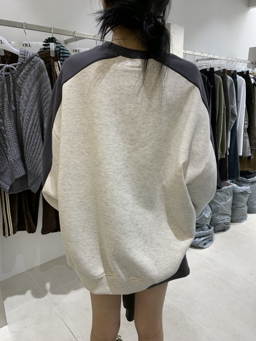EYEL韓國代購女士新款推薦真品時尚熱賣人氣休閑衛衣抓絨EYEL衛衣
