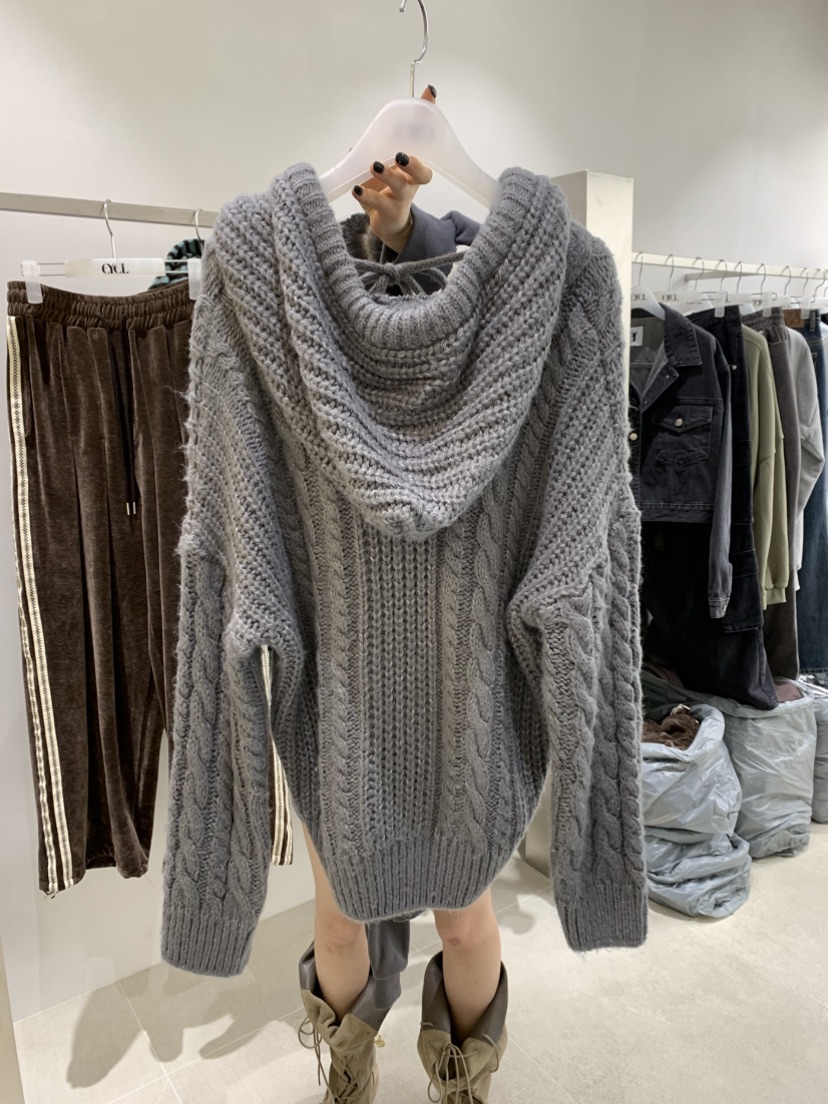 EYEL東大門直郵女裝新品人氣真品推薦時尚熱賣毛衣連帽衫EYEL毛衣