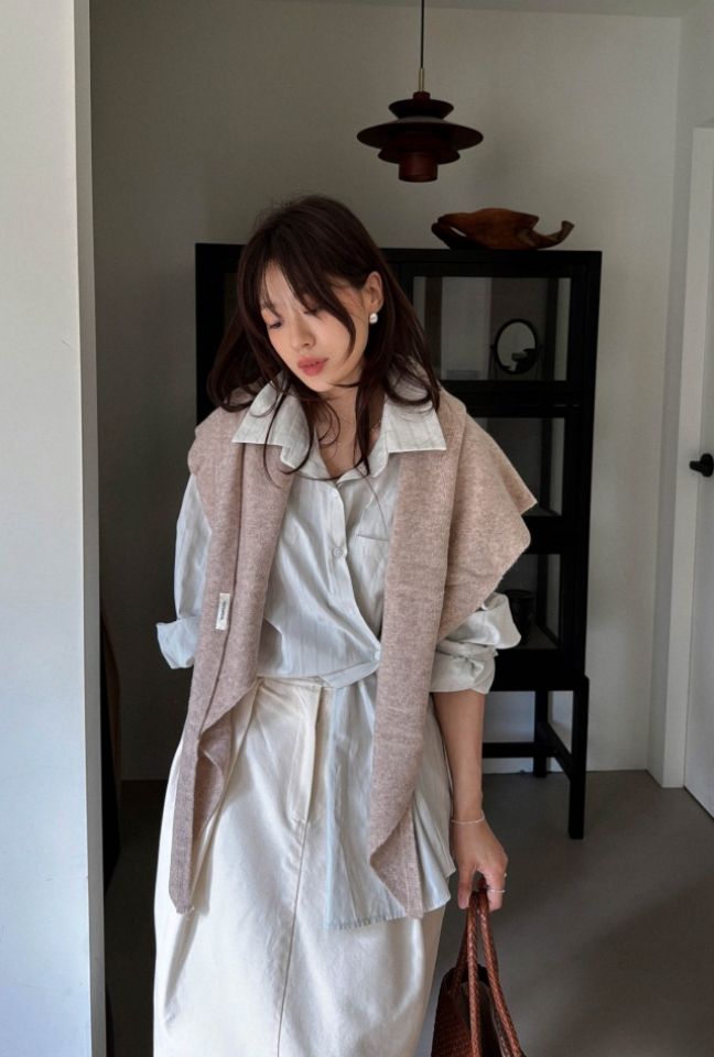 EBADA東大門代購女裝新品推薦真品時尚休閑熱賣圍巾披肩披肩EBADA圍巾/披肩