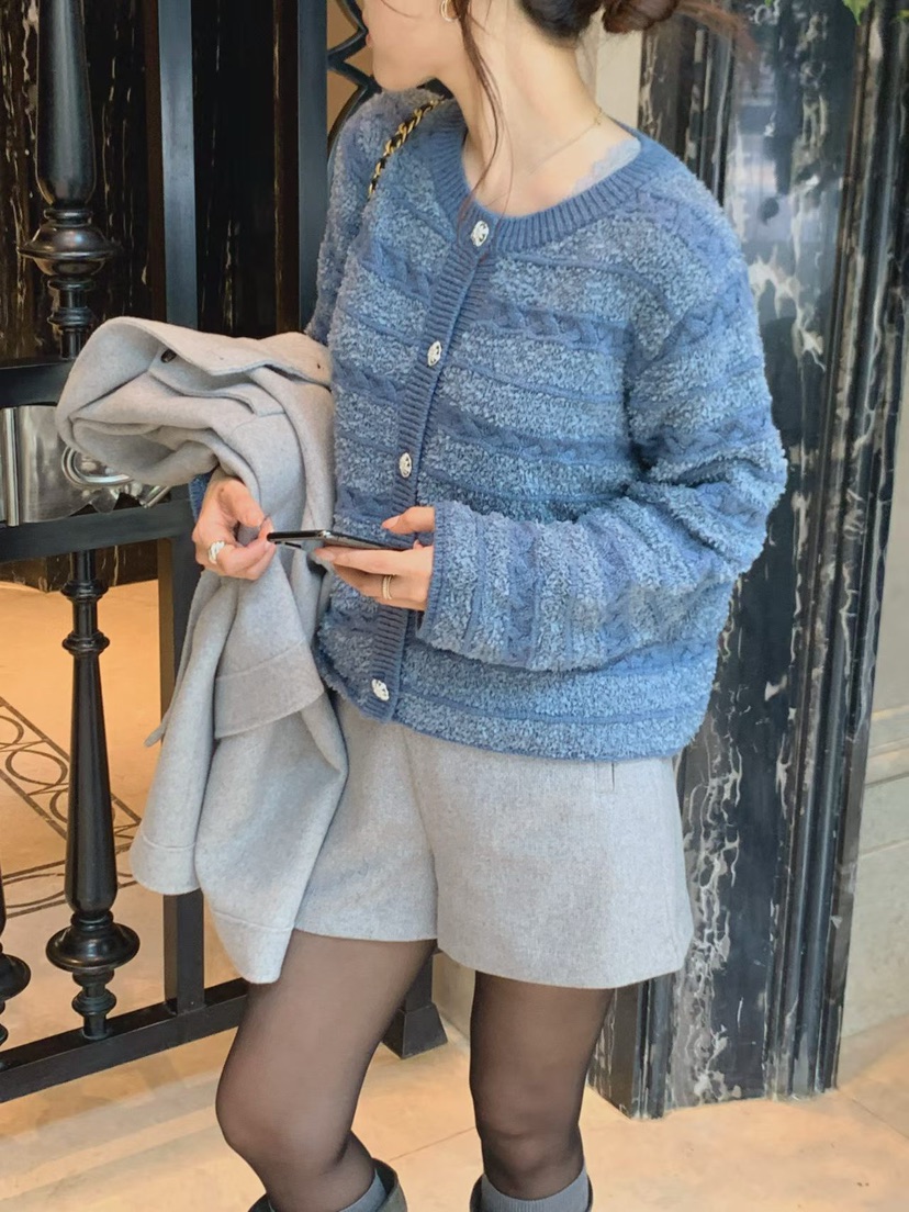LA CREME東大門直郵女裝新品推薦真品時尚人氣短褲粗花呢LA CREME短褲