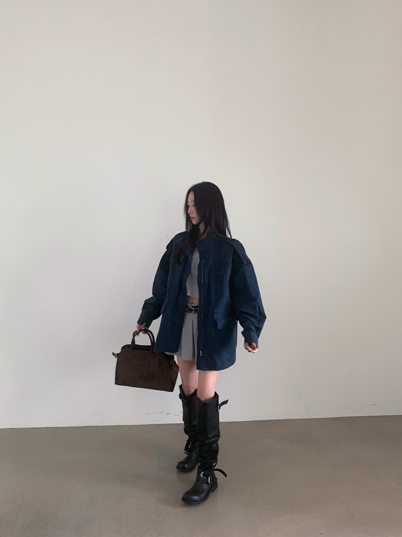 VERANDA韓國直郵女裝新品人氣熱賣時尚推薦休閑真品夾克水洗VERANDA夾克