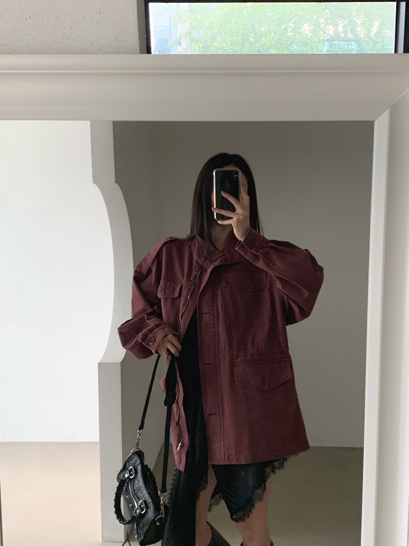 VERANDA韓國直郵女裝新品人氣熱賣時尚推薦休閑真品夾克水洗VERANDA夾克