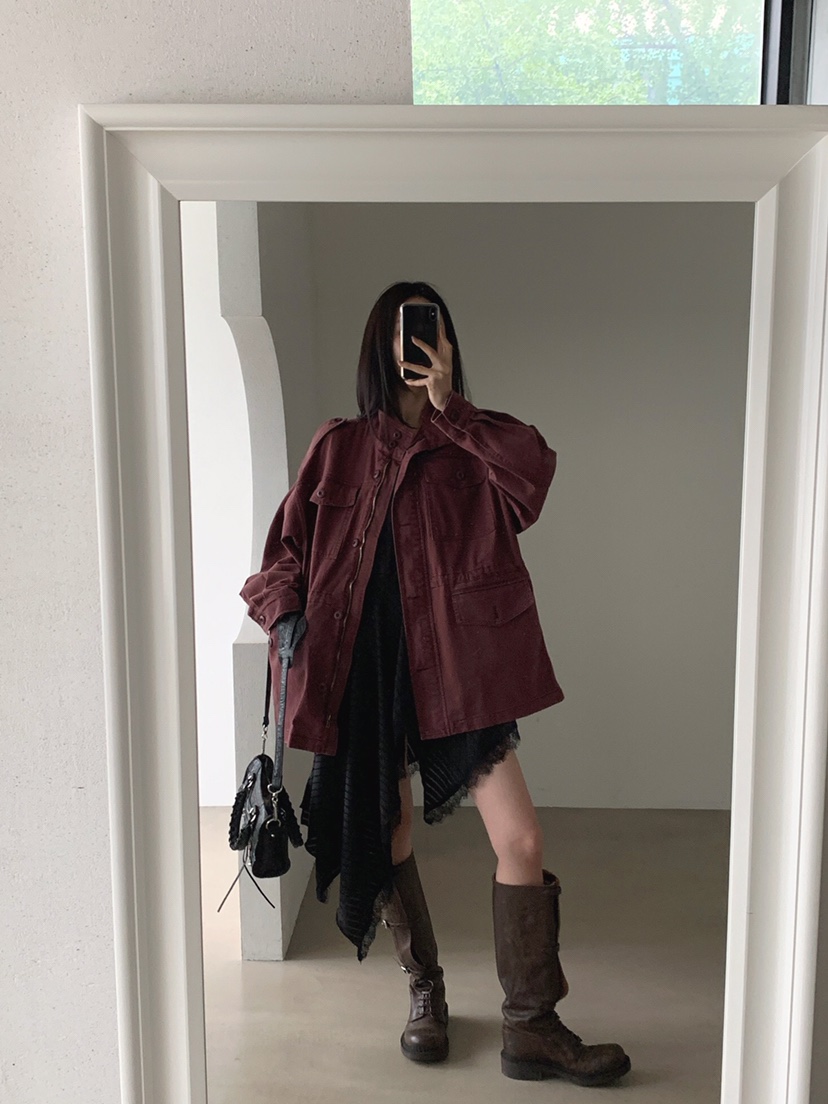 VERANDA韓國直郵女裝新品人氣熱賣時尚推薦休閑真品夾克水洗VERANDA夾克
